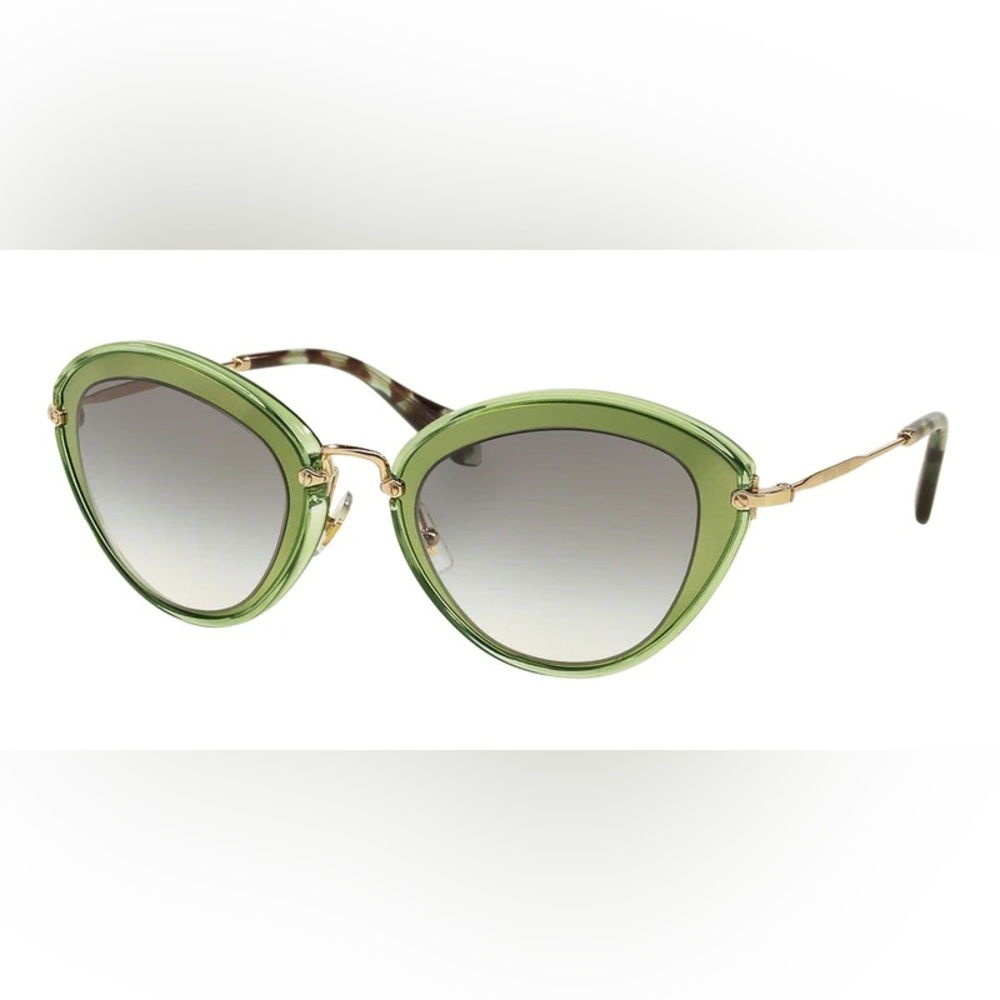 💚 Green Mirrored Miu Miu Cat Eye Sunglasses 💚